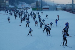 В Уфе состоялись старты юбилейной XXX Всероссийской лыжной гонки "Лыжня России - 2012"