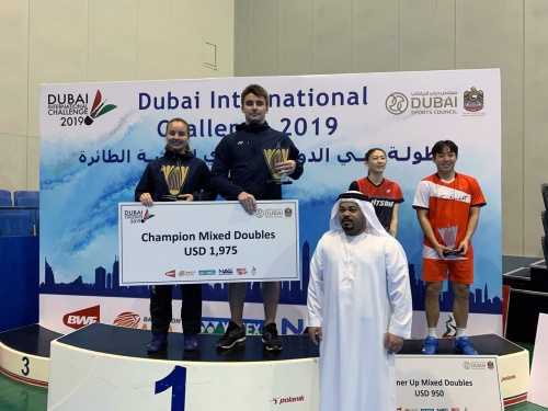 Уфимские бадминтонисты завоевали золотые медали турнира мировой серии Dubai International Challenge 2019