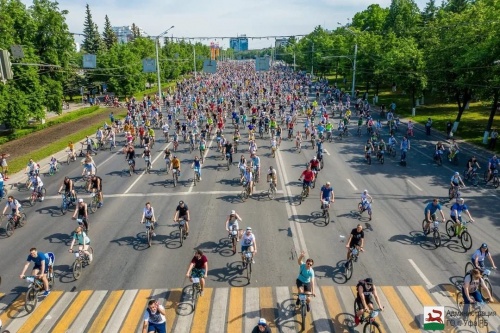 Фестиваль «День 1000 велосипедистов» в Уфе собрал более 22 тысяч любителей велотранспорта